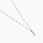 Collier Aprhodisia Or Blanc Diamant Blanc - Colliers Femme | Histoire d&rsquo;Or