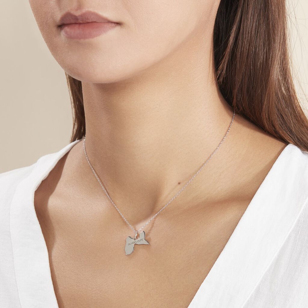 Pendentif Thea Argent Blanc - Pendentifs Famille | Histoire d&rsquo;Or