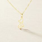 Pendentif Egee Chat Or Jaune - Pendentifs Famille | Histoire d&rsquo;Or