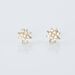 Boucles D'oreilles Puces Aubepine Or Jaune Oxyde - Clous d'oreilles Femme | Histoire d’Or