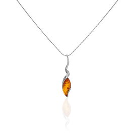 Collier Argent Blanc Milliana Ambre - Colliers fantaisie Femme | Histoire d’Or