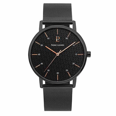 Montre Pierre Lannier Collection Cityline Noir - Montres Homme | Histoire d&rsquo;Or