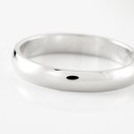 Alliance Alexyne Argent Blanc - Alliances Famille | Histoire d&rsquo;Or