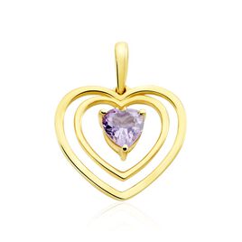 Pendentif Or Jaune Laurens Amethyste - Pendentifs Femme | Histoire d’Or