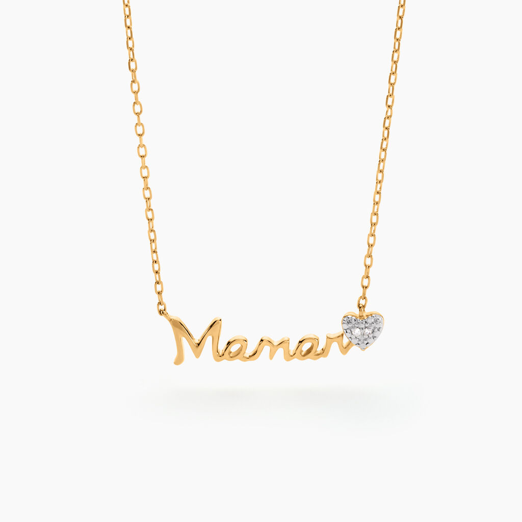 Collier Mihangel Or Jaune Diamant - Colliers Femme | Histoire d&rsquo;Or