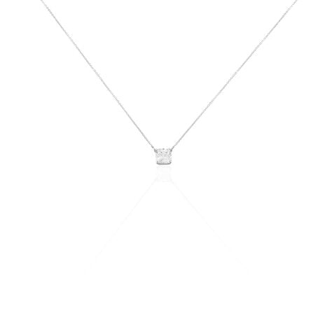 Collier Naziha Or Blanc Oxyde De Zirconium - Colliers Femme | Histoire d’Or