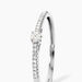 Bague Eliisa Platine Blanc Diamant - Bagues solitaires Femme | Histoire d&rsquo;Or