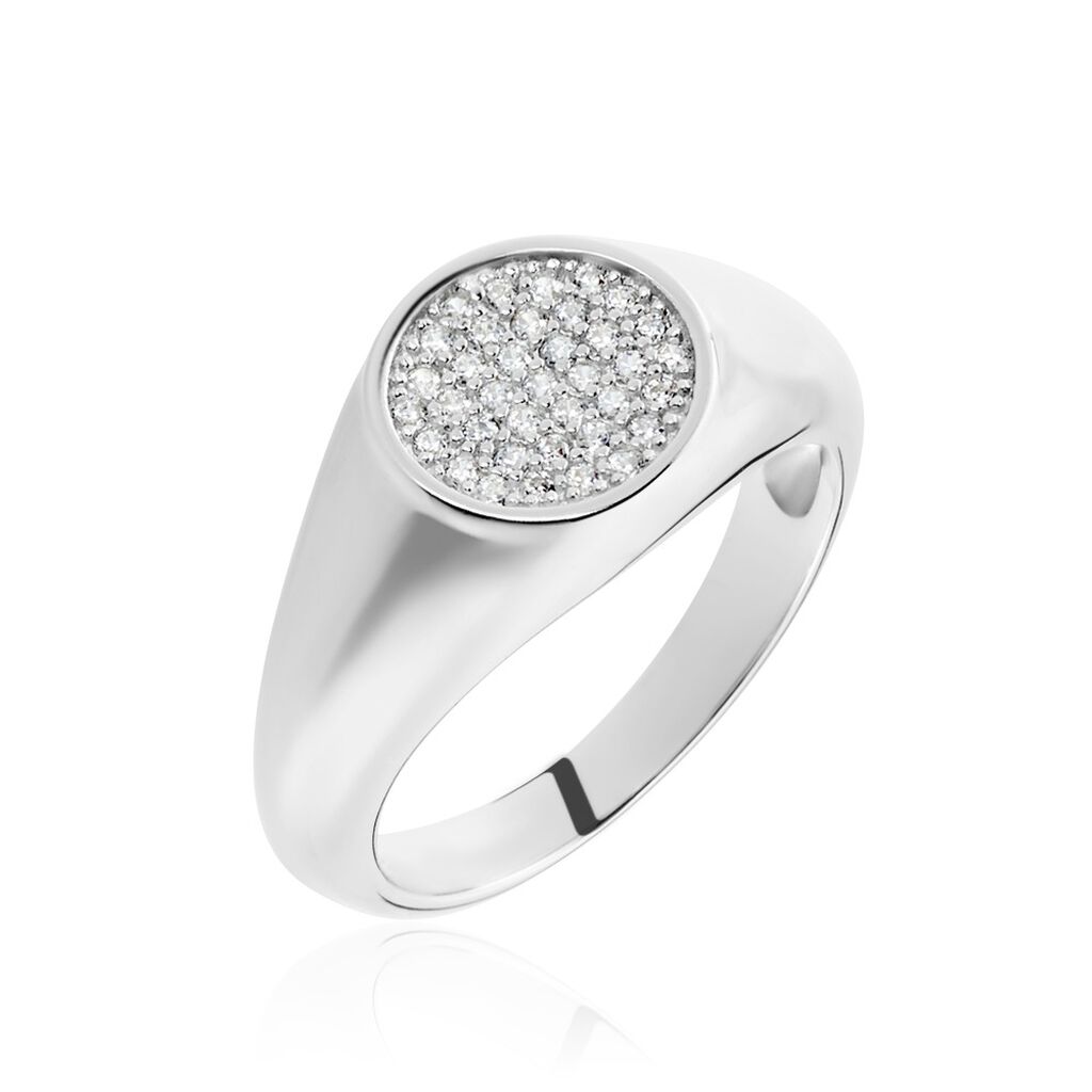 Bague Ferreol Argent Oxydes De Zirconium - Bagues avec pierre Femme | Histoire d’Or