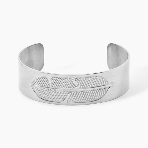 Bracelet Jonc Tia Acier Blanc - Bracelets joncs Femme | Histoire d&rsquo;Or