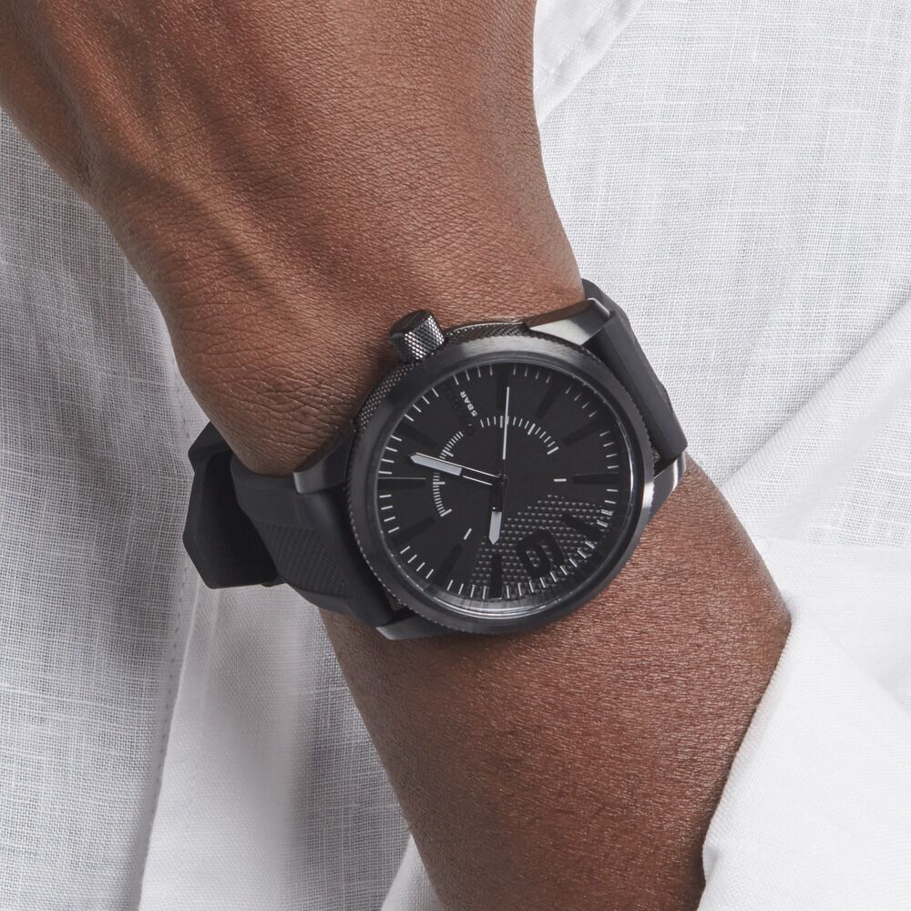 Montres Diesel DZ1807 Acier Boucle Ardillon Noir Ronde