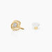 Boucles D'oreilles Puces Or Jaune Urlanie Diamants - Clous d'oreilles Femme | Histoire d’Or