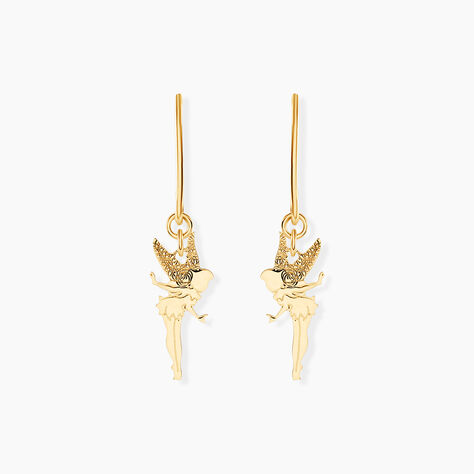 FEE 1 Damen Ohrringe Lang Gold 375 (9 Karat) - Figur Fee - Boucles d'oreilles pendantes Femme | Histoire d’Or