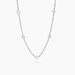 Collier Noha Argent Blanc Oxyde De Zirconium - Colliers fantaisie Femme | Histoire d’Or