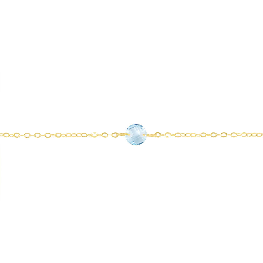 Bracelet Or Jaune Emilee Oxyde De Zirconium - Bracelets Enfant | Histoire d’Or