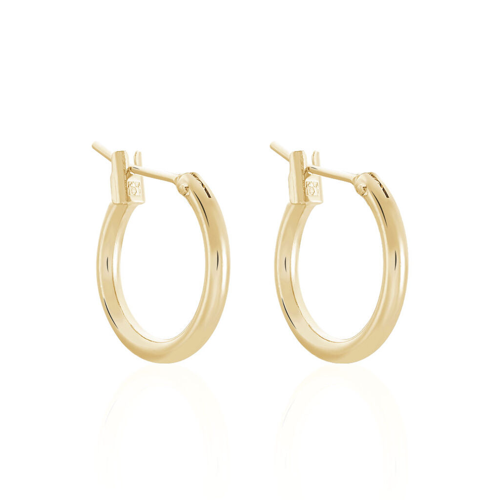 Cr&eacute;oles Ada Plaqu&eacute; Or Jaune - Boucles d'oreilles cr&eacute;oles Femme | Histoire d&rsquo;Or