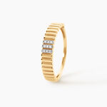 Bague Seosaidh Or Jaune Diamant - Bagues avec pierre  | Histoire d&rsquo;Or