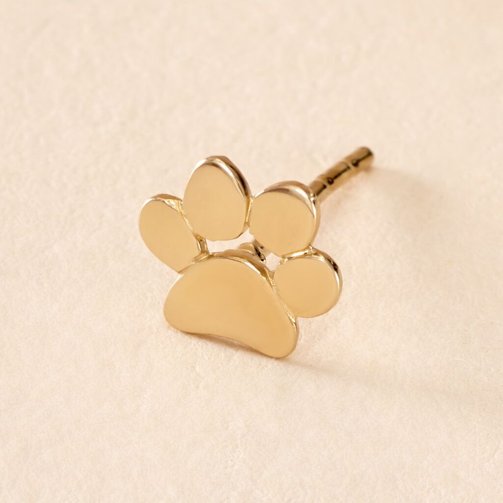Boucles D'oreille Puce Unitaire Joya Or Jaune - Clous d'oreilles Famille | Histoire d’Or