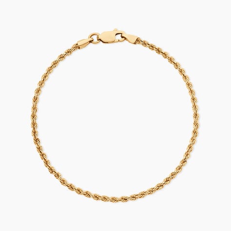 Bracelet Cordelia Argent Dor&eacute; A L'Or 750/1000 - Bijoux sans pierre Femme | Histoire d&rsquo;Or