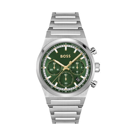 Montre Boss Candor Chrono Vert - Montres Homme | Histoire d&rsquo;Or