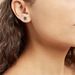 Boucles D'oreilles Puces Argent Blanc Laldilon Oxydes De Zirconium - Boucles d'oreilles fantaisie Femme | Histoire d’Or