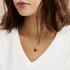 Collier Sara-luna Argent Blanc Perle De Culture Et Oxyde De Zirconium - Colliers fantaisie Femme | Histoire d’Or
