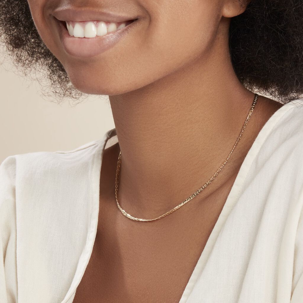 Collier Ivy Maille Haricot Or Jaune - Chaines Femme | Histoire d’Or