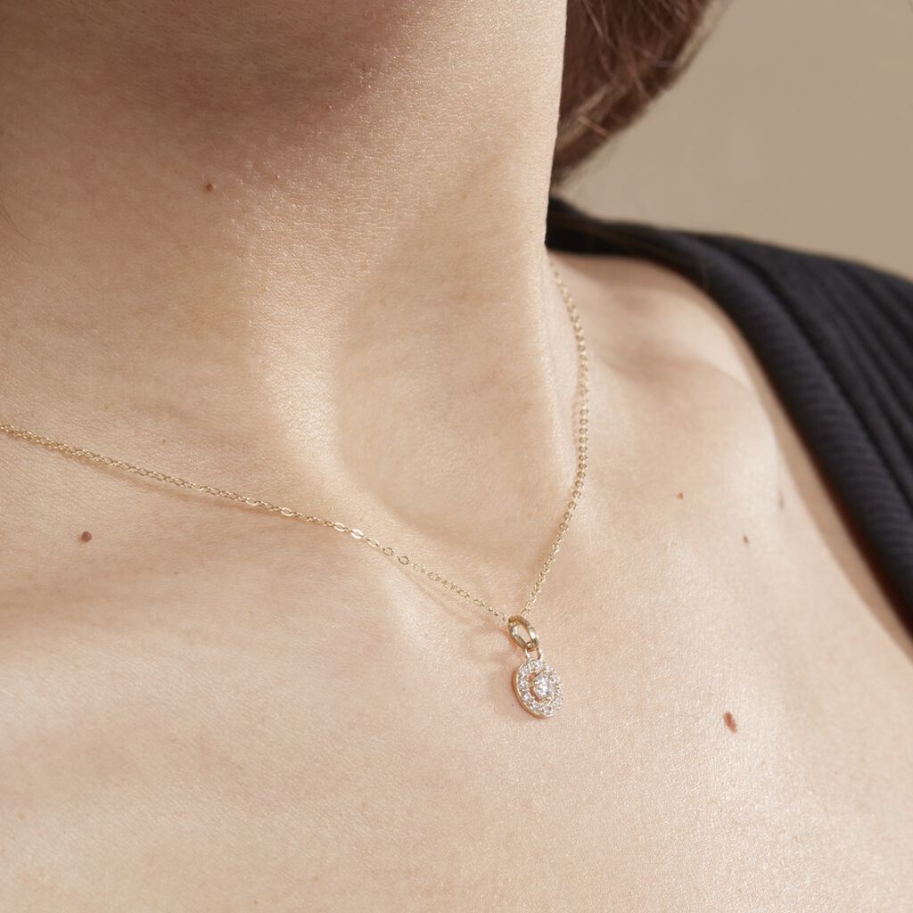 Collier Tahera Or Jaune Oxyde De Zirconium - Colliers Femme | Histoire d’Or