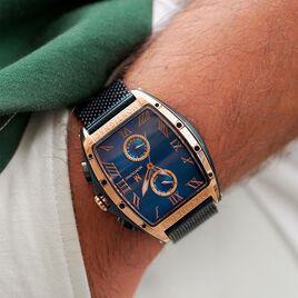Montre Montignac Dt Chrono Bleu - Montres Homme | Histoire d’Or