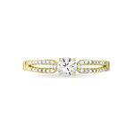 Bague Solitaire Katalina Or Jaune Diamant - Bagues solitaires Femme | Histoire d&rsquo;Or