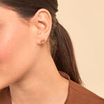 Boucles D'oreilles Puces Laela Plaqu&eacute; Or Jaune Oxyde De Zirconium - Boucles d'oreilles fantaisie Femme | Histoire d&rsquo;Or