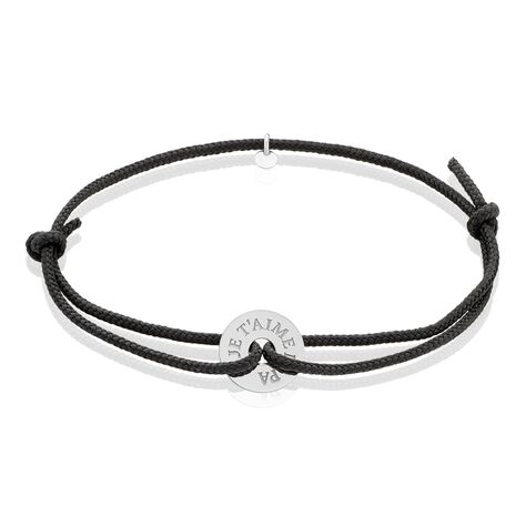 Bracelet Raphael Argent Blanc - Bracelets cordon Homme | Histoire d&rsquo;Or