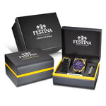 Coffret De Montre Festina Chrono Bike Edition Speciale Violet - F&ecirc;te des p&egrave;res Homme | Histoire d&rsquo;Or