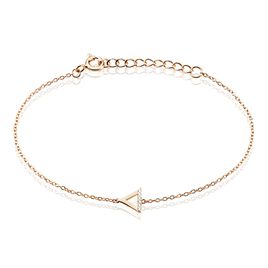 Bracelet Lorena Argent Rose Oxyde De Zirconium - Bracelets fantaisie Femme | Histoire d’Or