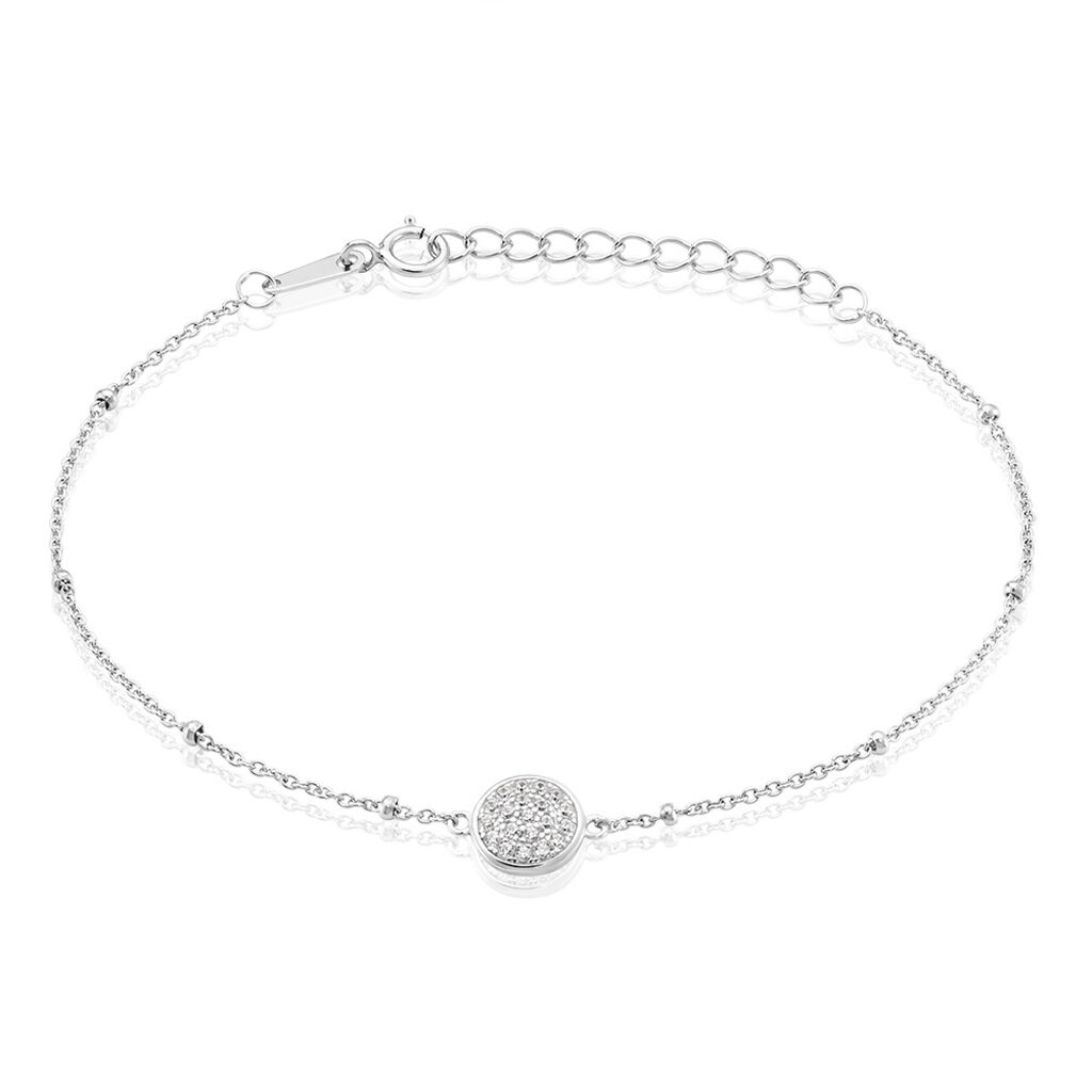 Bracelet Pascalin Argent Blanc Oxyde De Zirconium - Bracelets Femme | Histoire d’Or