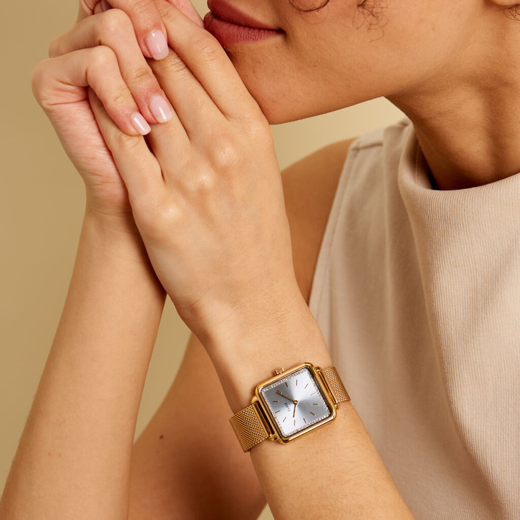 Montre Cluse Tetragone Bleu - Montres Femme | Histoire d’Or