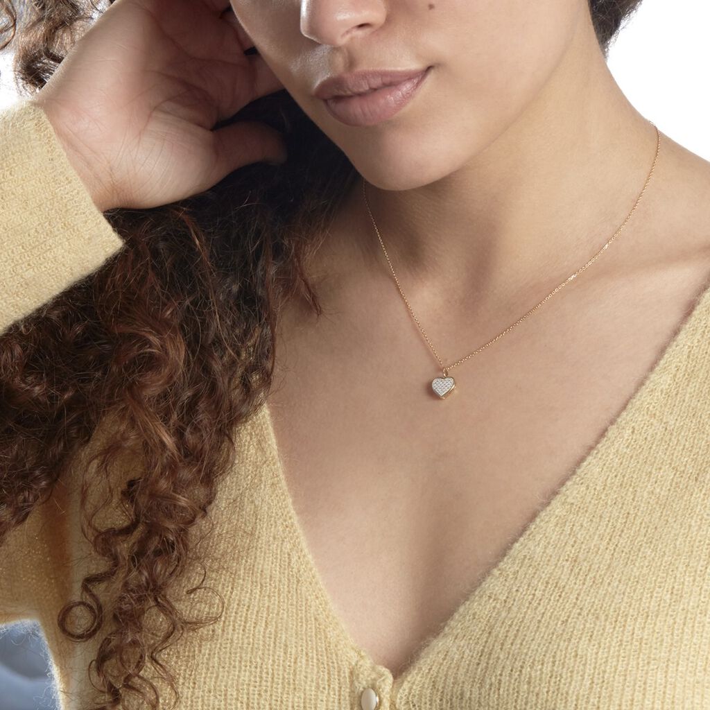 Collier Salviane Or Jaune Oxyde De Zirconium - Colliers Femme | Histoire d’Or