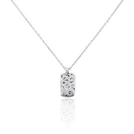 Collier Katsu Argent Blanc - Colliers Homme | Histoire d’Or