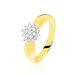 Bague Chou Or Jaune Diamant - Bagues avec pierre Femme | Histoire d’Or