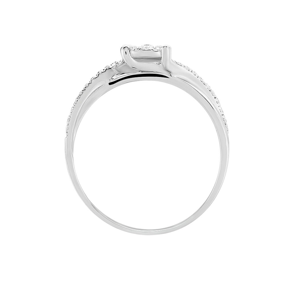 Bague Hebe Or Blanc Diamant - Bagues avec pierre Femme | Histoire d’Or