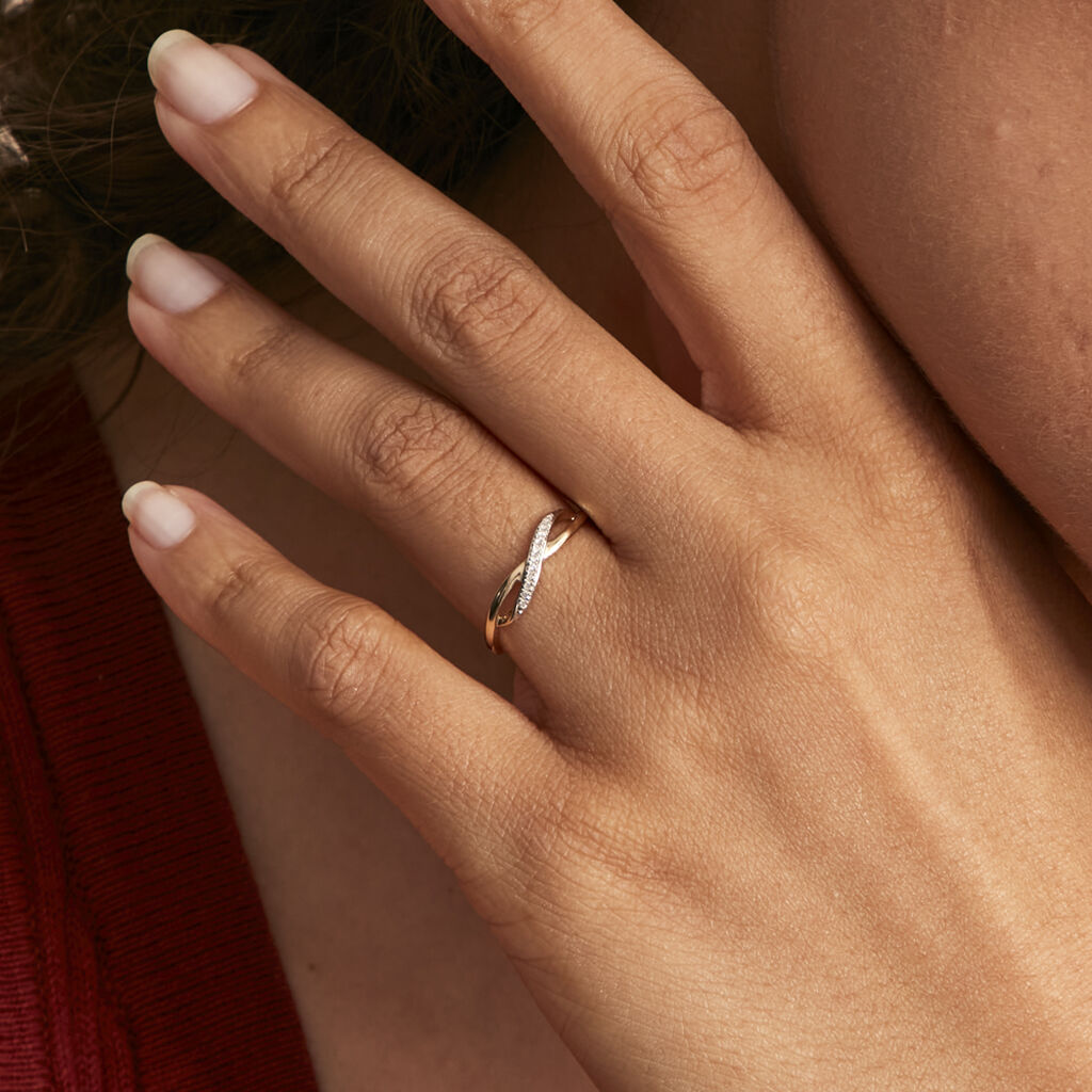 Bague Smina Or Jaune Diamant - Bagues avec pierre Femme | Histoire d’Or