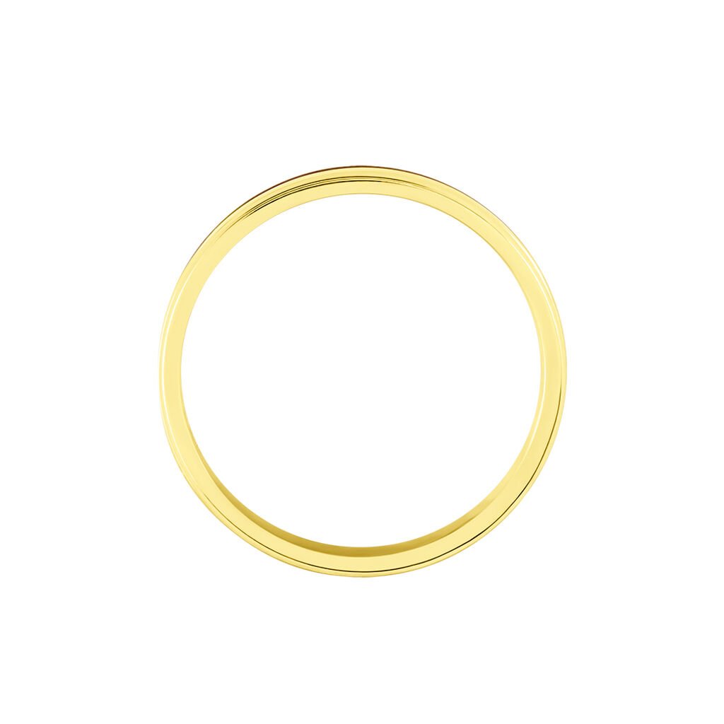 Alliance Camille Ruban Plat Or Jaune - Alliances Unisex | Histoire d&rsquo;Or