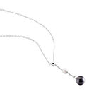 Collier Lucia Cera Argent Blanc Perle De Culture Et C&eacute;ramique - Colliers fantaisie Femme | Histoire d&rsquo;Or