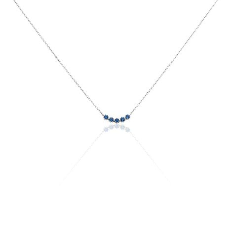 Collier Karrie Argent Blanc Oxyde De Zirconium - Colliers fantaisie Femme | Histoire d’Or