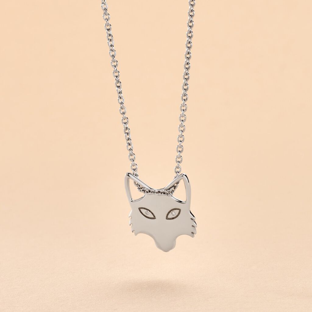 Collier Argent Mechtelt Oxydes De Zirconium - Colliers fantaisie Femme | Histoire d’Or