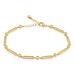 Bracelet Plaqué Or Epilobe Oxydes De Zirconium - Bracelets Femme | Histoire d’Or