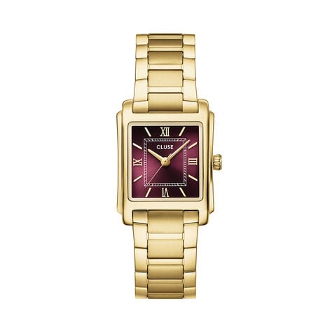 Montre Cluse Angl&eacute;e Bordeaux - F&ecirc;te des m&egrave;res Femme | Histoire d&rsquo;Or