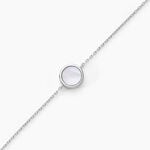 Bracelet Lunatique Argent Blanc Lapis Lazuli Nacre - Bracelets Femme | Histoire d&rsquo;Or
