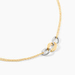 Collier Louisa Or Bicolore - Bijoux sans pierre Femme | Histoire d&rsquo;Or