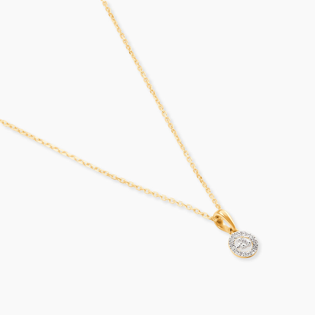 Collier Domitia Or Jaune Diamant - F&ecirc;te des m&egrave;res Femme | Histoire d&rsquo;Or