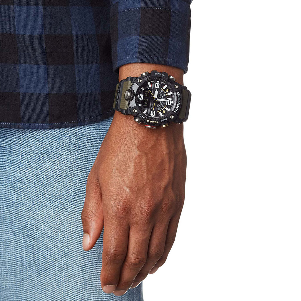 Montre Hybride Casio G-shock Mudmaster Noir - Montres connectées Homme | Histoire d’Or